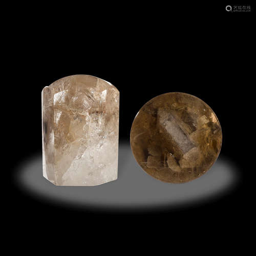 Two Quartz Objects with 