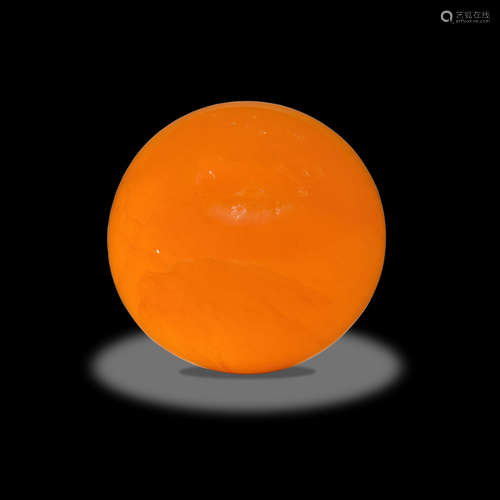 Orange Calcite Sphere