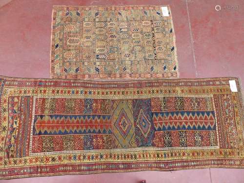 2 carpets, one of which is a hallway carpet. Size:…