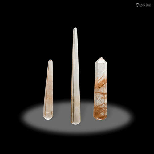 Three Quartz Wands