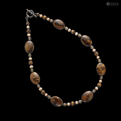 Enstatite var. Bronzite Necklace