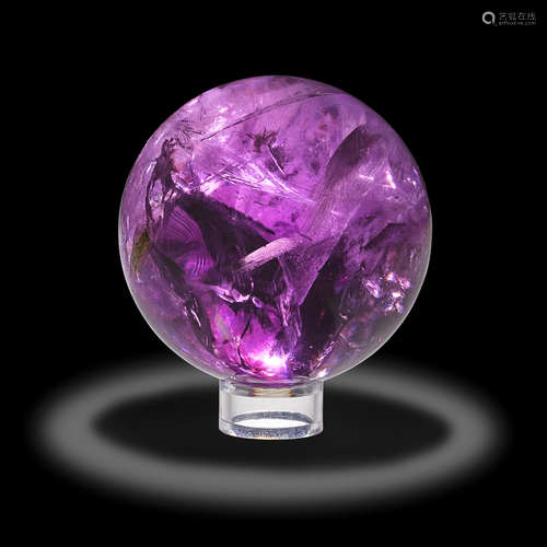 Quartz var. Amethyst Sphere