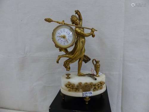 Small Empire style clock. Period : 19th century.