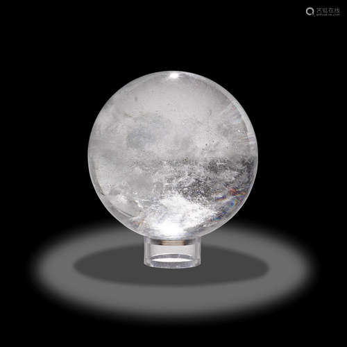 Rock Crystal Quartz Sphere