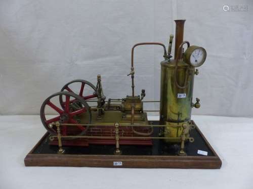 Big steam engine. Period: 19th century.