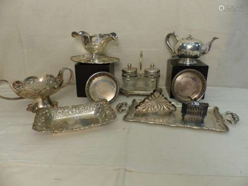 A set of 10 silver shape pieces. Punches Austro Hu…