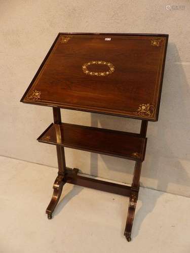 Small scriban furniture with swivelling rosewood s…