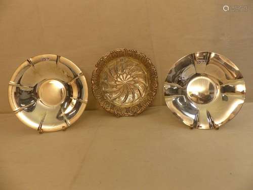 3 silver fruit cups including Wolfers and Delheid.…