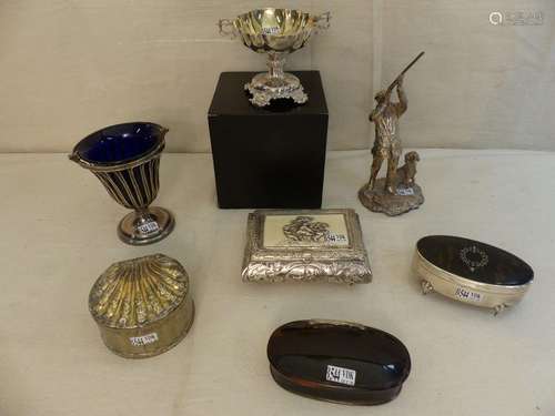 Set of 7 English silverware etc.