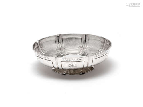 Parliamentary Interest: a silver dish William Comyns, London 1910