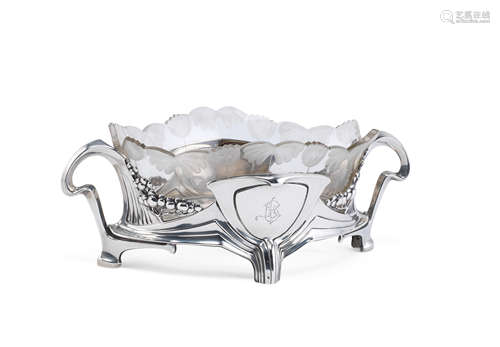 A German Secessionist silver centrepiece bowl circa 1910