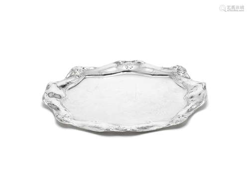 An American 'Martelé' silver tray Gorham, Rhode Island circa 1908