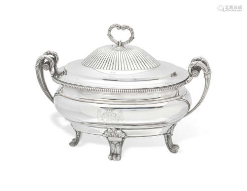 A George III silver soup tureen Paul Storr, London 1803