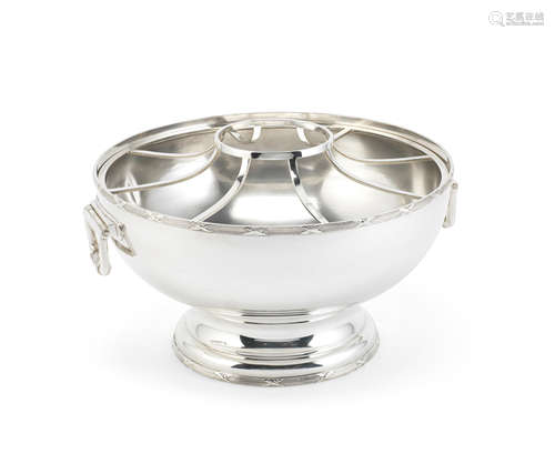 A silver two-handled caviar bowl Timothy Joseph Burtwell, London 1983