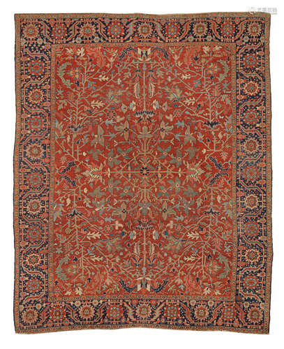 A Heriz Carpet, North West Persia 356cm x 288cm