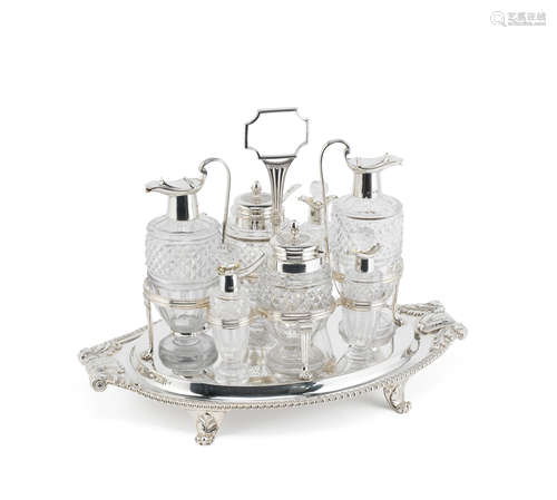 A George III silver cruet Paul Storr, London 1808