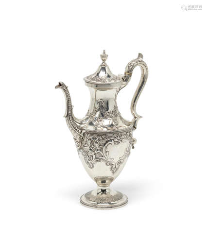 A George III silver ewer Charles Wright, London 1780