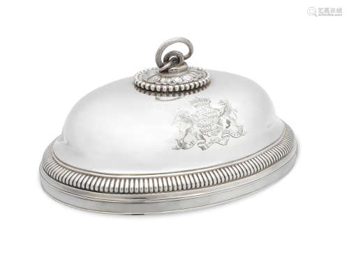 A George III silver dish cover from the Egremont Service Paul Storr, London 1806