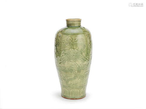 A Longquan celadon vase Ming Dynasty