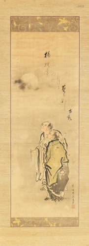 Two Japanese paintings 19th century