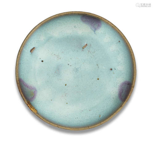 A Junyao purple-splashed dish Yuan Dynasty