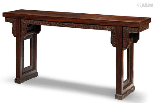 A rare tielimu altar table, Tiao'an 18th century