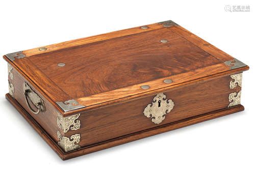 A huanghuali document box and cover 18th century