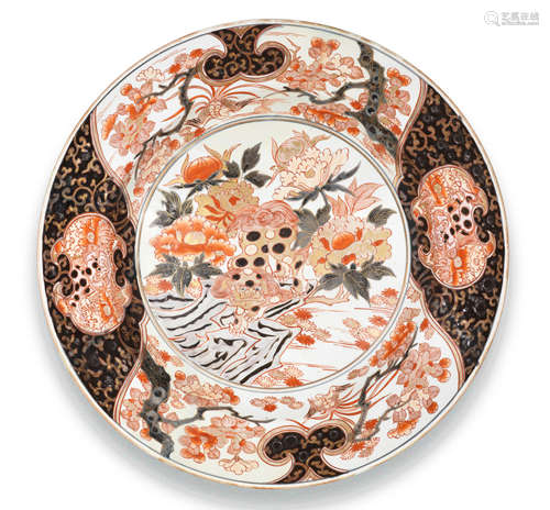 An Imari large deep charger Edo period (1615-1868), early/mid-18th century