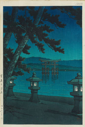 Kawase Hasui (1883-1957) Showa era (1926-1989), one dated 1947