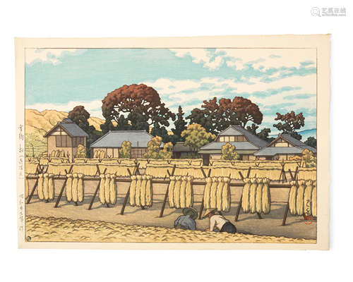 kawase Hasui (1883-1957) Showa era (1926-1989), dated 1933 and 1954