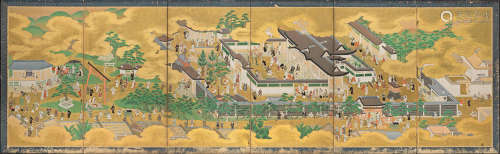 ANONYMOUS Edo period (1615-1868), late 17th/early 18th century, with later repainting
