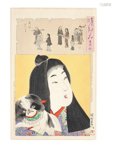 Yoshu Chikanobu (1838–1912) Meiji era (1868-1912), dated 1896 and 1897