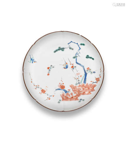 A Kakiemon saucer dish Edo period (1615-1868), late 17th century