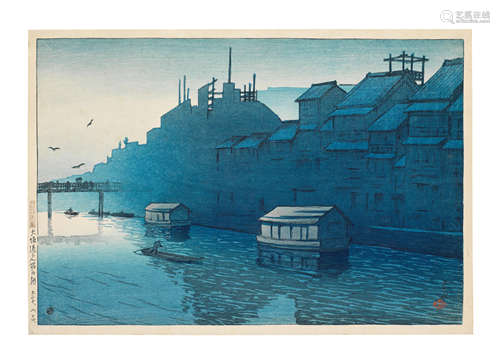 Kawase Hasui (1883-1957) Taisho era (1912-1926), dated 1921