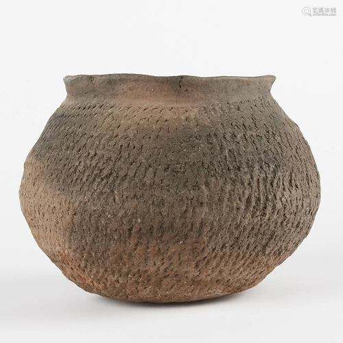 Large Corrugated North American Olla