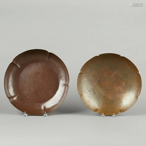 Grp: 2 Chicago Arts & Crafts Copper Bowls - Charles