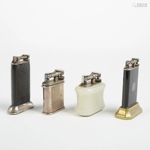 Grp: 4 Dunhill Lift Arm Unique Table Lighters