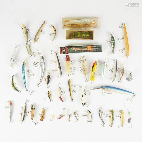 Large Group of Fishing Lures