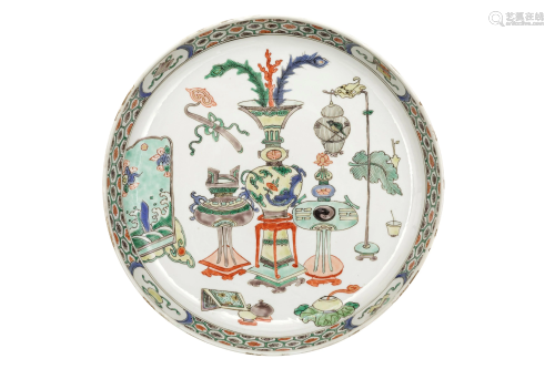 A FAMILLE VERTE SAUCER DISH, CHINA, EARLY…