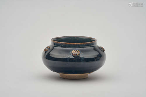 A black-glazed 'chrysanthemum' jar  Jin or Yuan dynasty