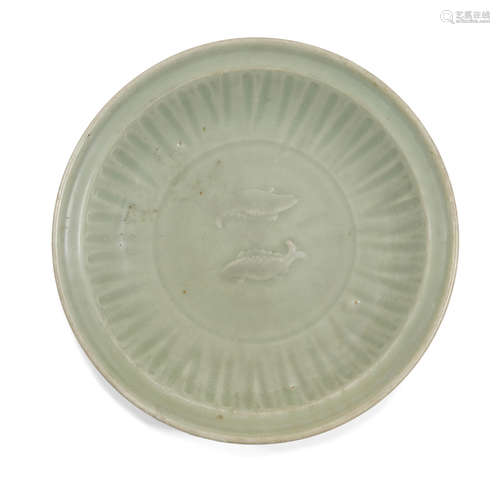 A Longquan celadon charger  Ming dynasty