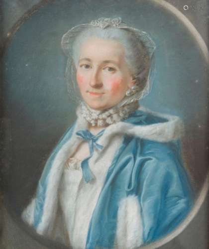18th CENTURY FRENCH SCHOOL Portrait of a lady of q…