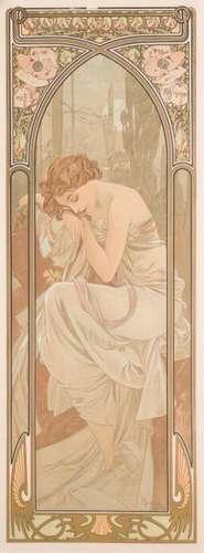 ALPHONSE MUCHA (1860 1939) Les heures du jour the …