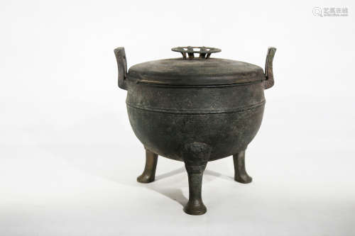 Chinese Early China Period Exquisite Tripod Incense Burner