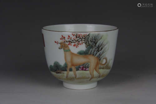 Chinese Enamel Cup