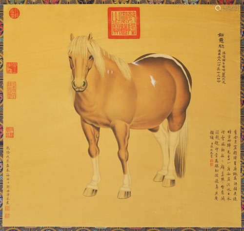 Chinese Lang Shining'S Painting