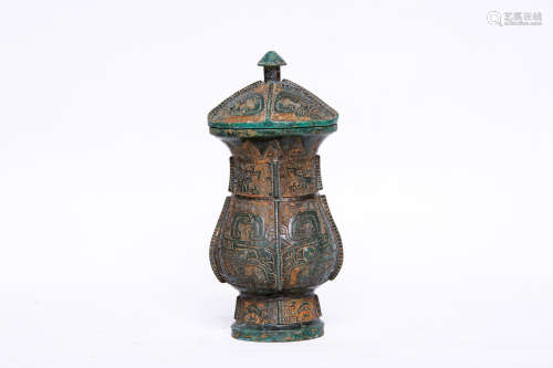 Chinese Early China Period Bronze Vessel