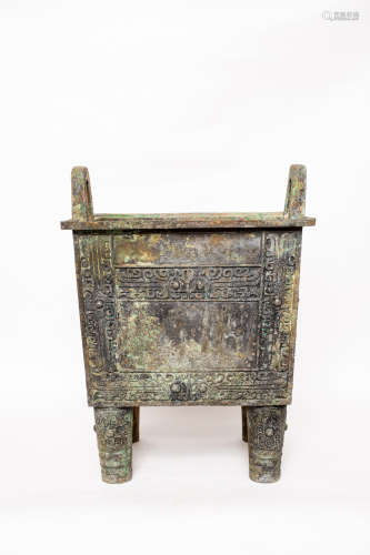 Chinese Early China Period Rare Bronze Vessel
