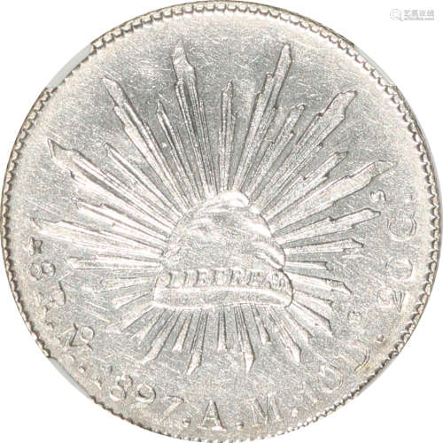 1897 墨西哥鹰洋银币
