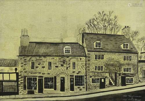 20thC British School. The Jews Court and the Jews House, oil on canvas, titled, 40.5cm x 58cm, anoth